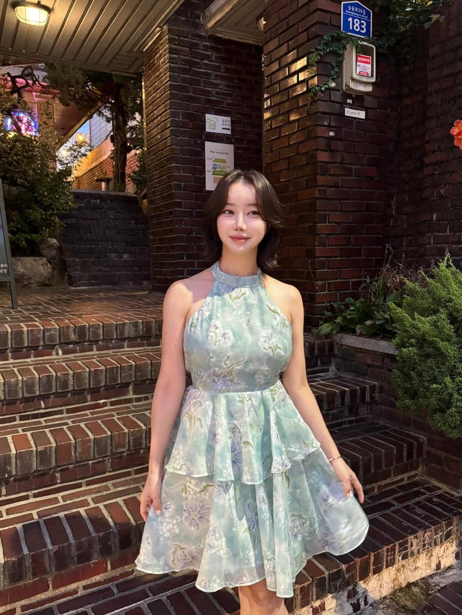 신스덴 원피스 가을 데이트룩